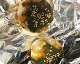 残り物の筍ご飯で大葉味噌焼きおにぎり♩作り方6写真