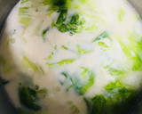 塩酒粕と豆乳で♪ふわふわレタスポタージュ作り方3写真