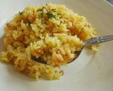 炊飯器で炊くカレーピラフ　調味料比率覚書作り方3写真