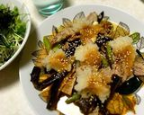茄子と豚バラ肉の重ね蒸し作り方4写真