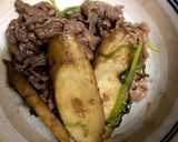 新ごぼうと三つ葉と牛肉のすき焼き風作り方5写真
