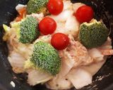 簡単♡野菜ときのこグラタン風クリーム煮♡作り方5写真