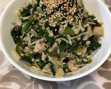 家族絶賛！小松菜と豚ひきの栄養満点炒め作り方6写真