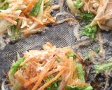 ＊菜の花とお節のサクサクかき揚げ＊作り方3写真