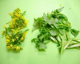 簡単！菜の花のお味噌汁作り方1写真