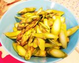 春色☆アスパラとベーコンの炒飯作り方1写真