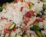 春色☆アスパラとベーコンの炒飯作り方5写真