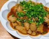 ＊さばの味噌煮缶と蒟蒻とキムチの煮物＊作り方4写真
