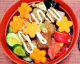 サイコロステーキ素敵❤️丼浅漬け盛り作り方10写真