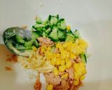 弁当にも♪きゅうりにツナマヨ♡作り方2写真