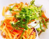 野菜たっぷりヘルシー豚こまの生姜焼き作り方3写真