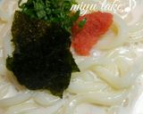 温♡めんたい豆乳うどん♪作り方5写真