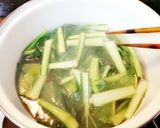 マクロビ☆小松菜の和風マスタード和え作り方1写真