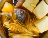 塩酒粕で♪タラと豆腐のあっさりチゲ鍋風作り方6写真