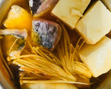 塩酒粕で♪タラと豆腐のあっさりチゲ鍋風作り方6写真