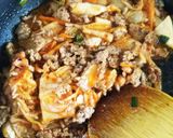 丼にも♪豚ひき肉DEモリモリ豚キムチ☆作り方3写真