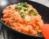 山ご飯☆ 濃厚トマトチーズリゾット作り方4写真
