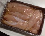 我が家の定番☆鶏ささみのにんにく醤油焼き作り方2写真
