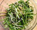 水菜とえのきの胡麻塩昆布サラダ作り方6写真