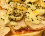 ピザ風☆薄切りポテト＆ハムチーズトースト作り方4写真