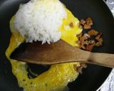鶏皮入り♡ナンプラーでチャーハン♡作り方3写真