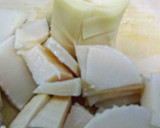 旬のたけのこと高野豆腐の煮物作り方3写真