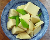 旬のたけのこと高野豆腐の煮物作り方4写真