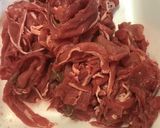 生姜たっぷり、ご飯のお供に牛肉のしぐれ煮作り方3写真