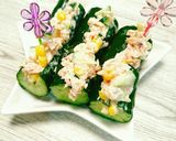 弁当にも♪きゅうりにツナマヨ♡作り方5写真