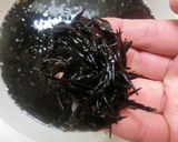 川海老とひじきの炊き込みご飯作り方1写真