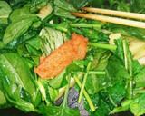 じゃがいもとほうれん草の明太子バター炒め作り方4写真