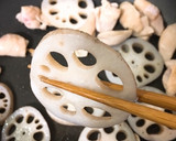 れんこんと鶏もも肉の甘辛炒め作り方3写真