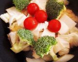 鶏肉のレモン風味野菜添え♡作り方4写真