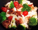 鶏肉のレモン風味野菜添え♡作り方6写真