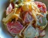 パスタでボリュームシンプルサラダ♪作り方4写真