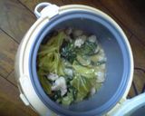 嗚呼、炊飯器で、もつ鍋風煮込み作り方9写真