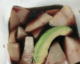 アボカドとブリの漬け丼作り方5写真