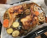 蜂蜜バター☆根菜とチキンのオーブン焼き作り方4写真