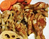 蜂蜜バター☆根菜とチキンのオーブン焼き作り方6写真