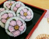 お花ののり巻き お花見 お弁当作り方15写真
