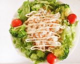 禁断のランチ…⭐ベビースターでサラダ丼⭐作り方3写真