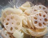レンジで♪レンコンと新たまのバタマヨポン作り方4写真