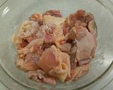 簡単！鶏肉のこってりクリームソース作り方1写真