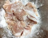 鶏むね肉と水菜のおろしぽん酢炒め作り方3写真