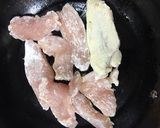 鶏むね肉と水菜のおろしぽん酢炒め作り方4写真