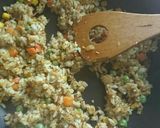 本日の朝 カレーピラフ作り方4写真