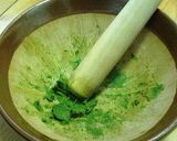 春を食べよう♪白玉あん入りヨモギパン作り方1写真