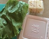 ごまドレッシングで！納豆レタストースト作り方1写真