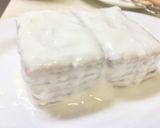 材料2つだけ☆ココナッツサブレdeケーキ作り方3写真