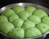 フライパンでちぎりパン☆抹茶とくるみで作り方4写真